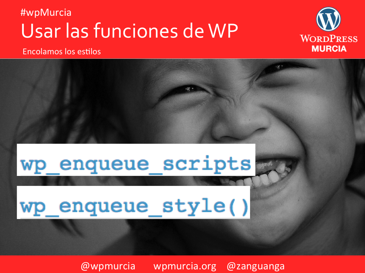 Presentación de mi ponencia-taller sobre temas hijo en #WPMurcia